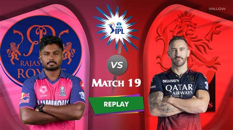 rr vs rcb live score cricbuzz|Rajasthan Royals vs Royal Challengers Bengaluru, 19th Match.